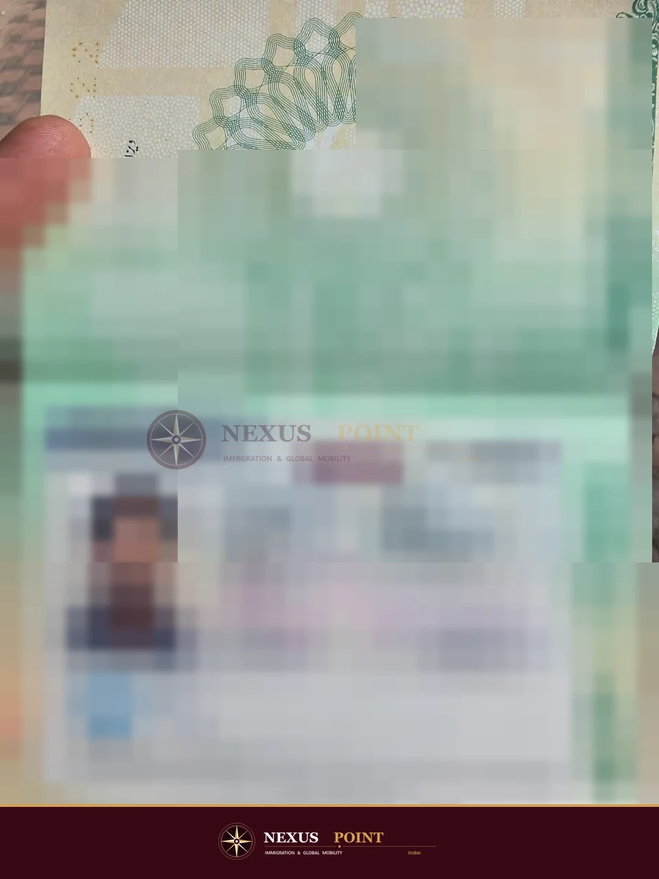 Privacy-safe preview of Schengen visa approval